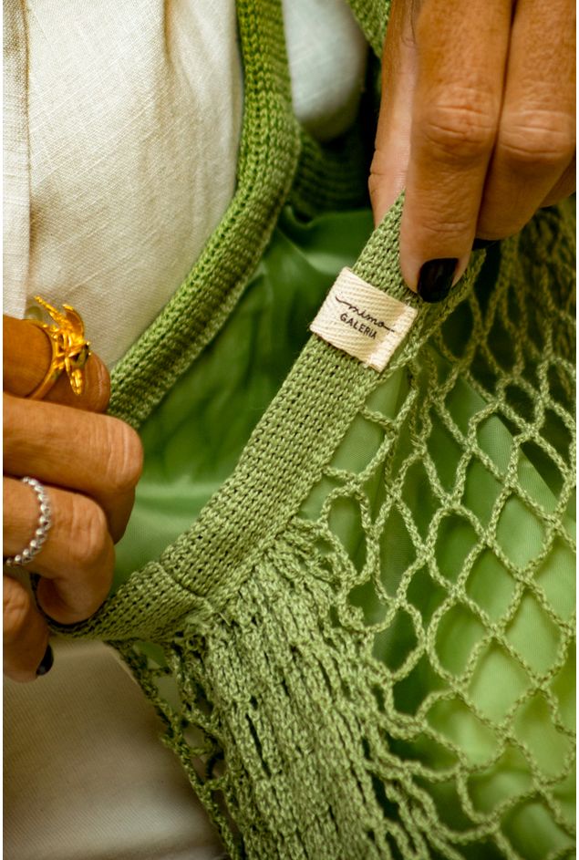 Bolsa de Croche Verde Mimo Galeria -6-